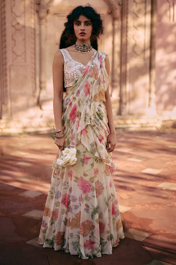 Wren Saree Set — Paulmi and Harsh