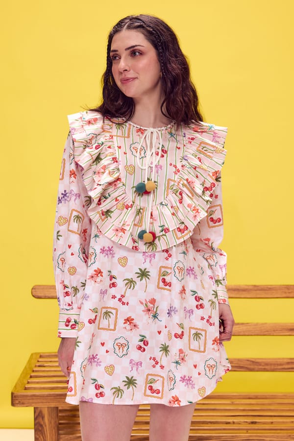 Bloom Printed Dress — AVERIE