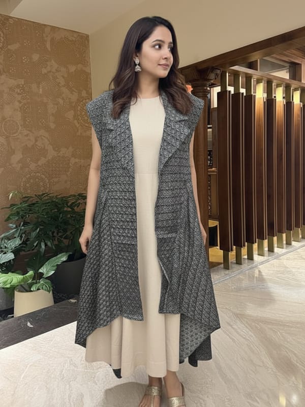Petina Cotton Cowl Cape — HOUSE OF FETT