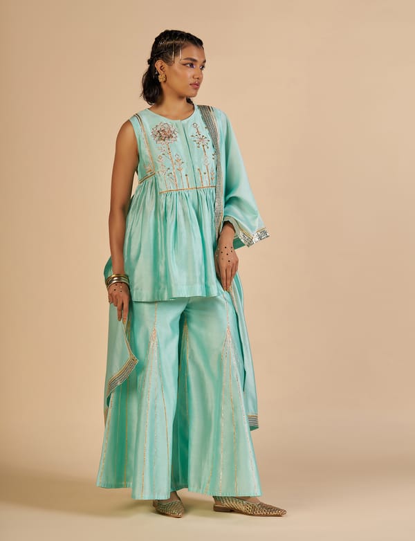 Chanderi Stole — Gulabo by Abu Sandeep