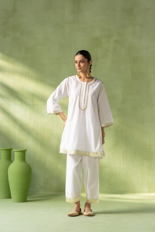 Reva Kurta Salwar Set Gota — Eko Clothing
