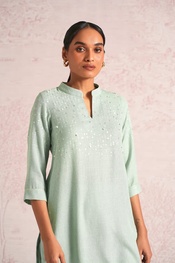 Shimmer Strings Kurta — Kaveri