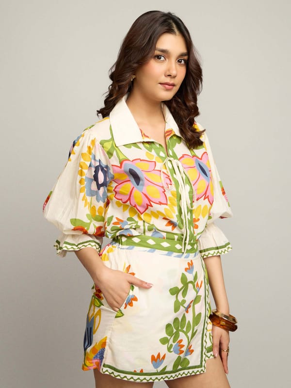 Vine Printed Shirt — POPPI