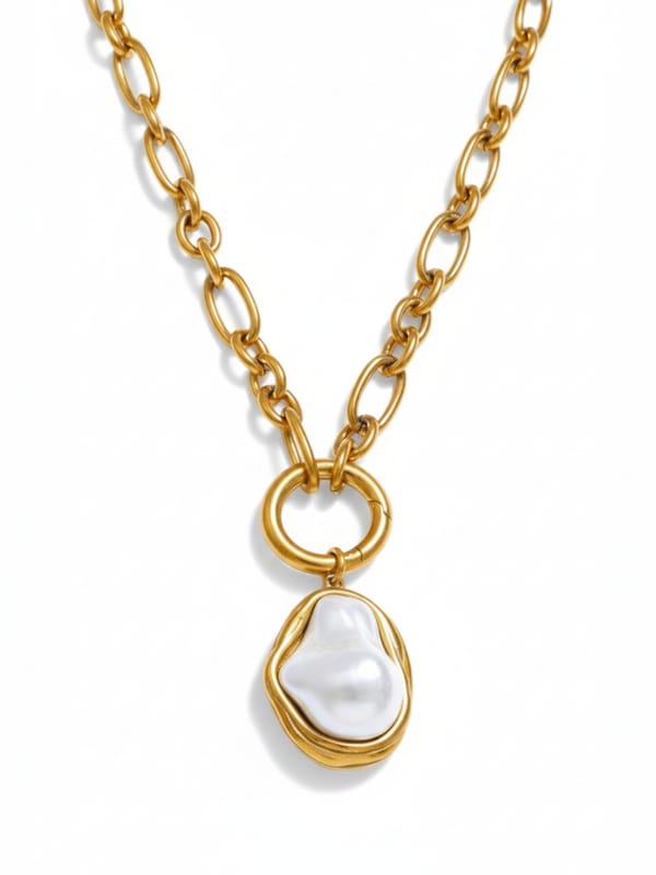 Baroque Pearl Pendant Necklace — Cao Jewellery