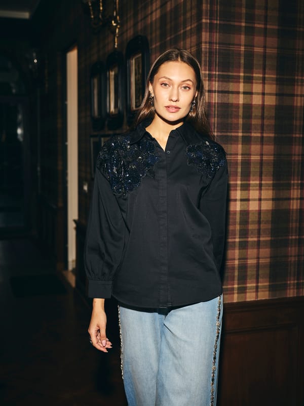 Isabel Embellished Shirt — Style Island