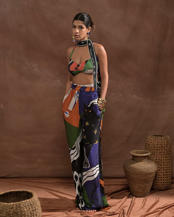 Aiko Printed Pant — Missy Co.