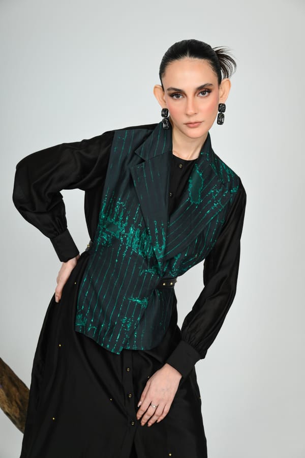 Matrix False Cowl Dress — The Dramebaaz Company