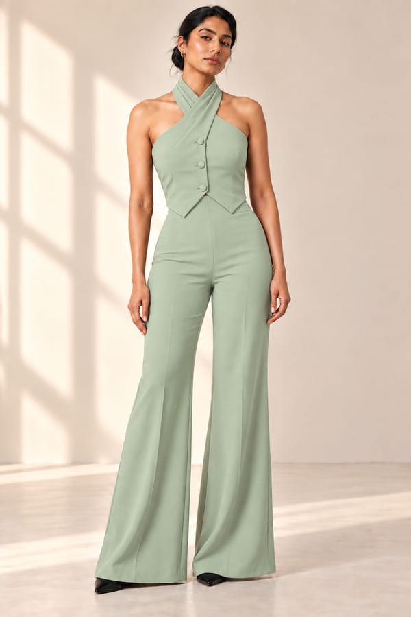 Halter Neck Vest - Regal (Mint) — Orthodox