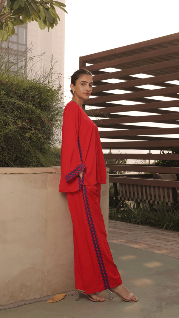 Owen Coord Set in Red — Armoire