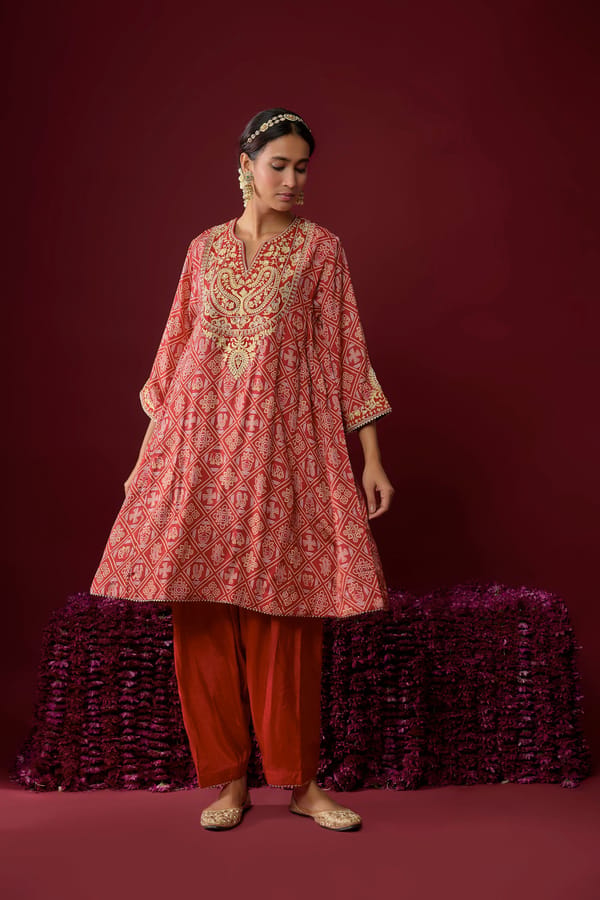 Urwa - Short Chauga With Salwar — Sheetal Batra