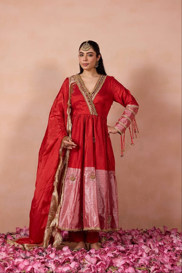 Sindoori Anarkali Set — SIYONA