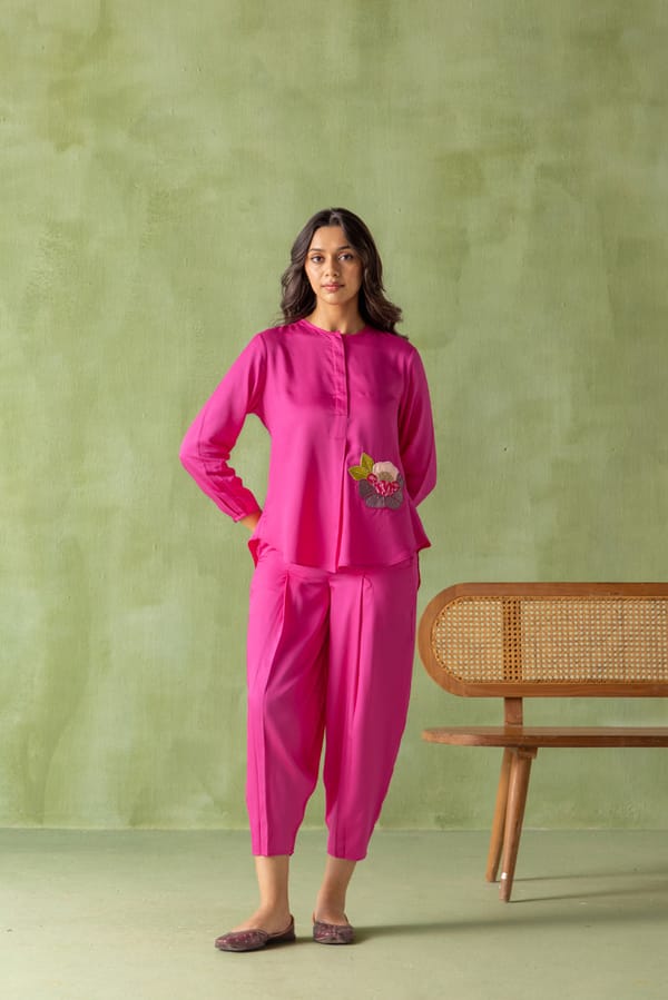 Olena Co-ord Pant Set Petalia — Eko Clothing