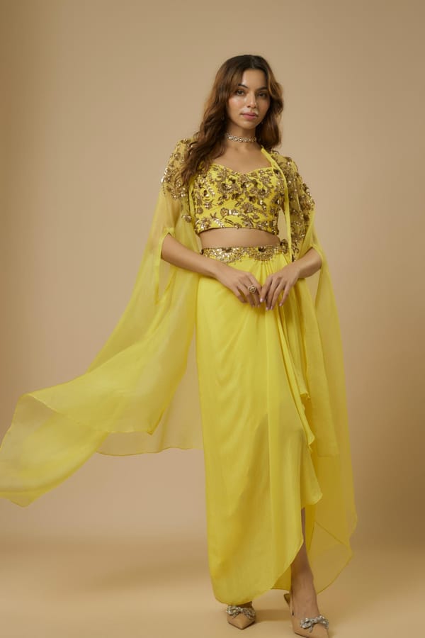 Yellow Drape Set — EWOKE STUDIO