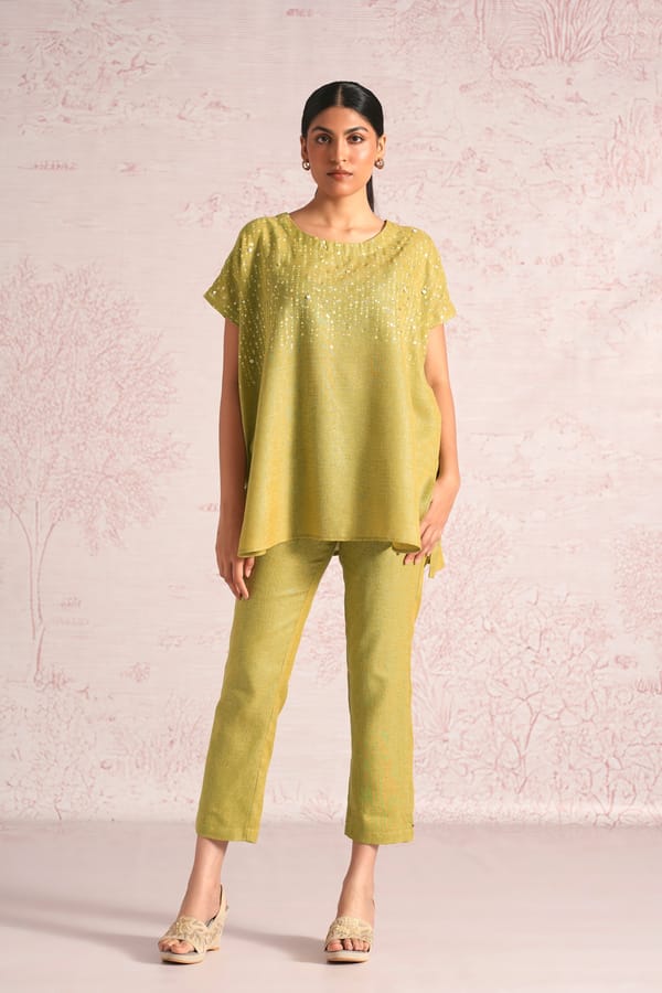 Shimmer Strings Square Co-Ord — Kaveri