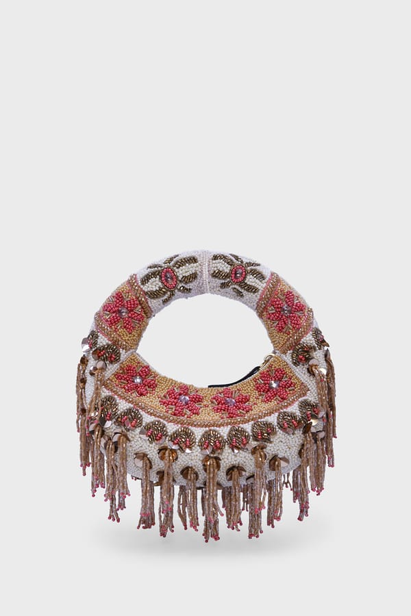 Rose Cascade Mini Beaded Bag — Versuhz India