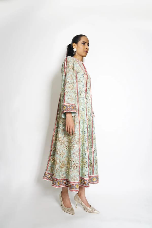 1680 -63 Weavique-Two Pc Anarkali Set — NAVYA CUSTOM
