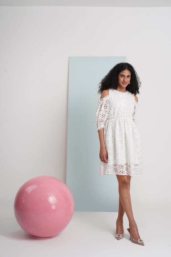 Forever Yours Dress - White Floral — Chöjé