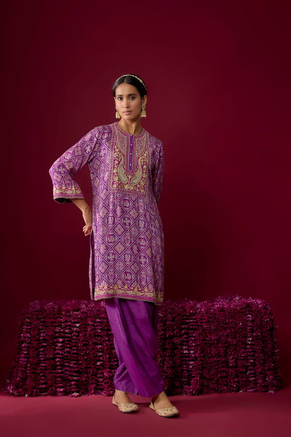 Jiana - Short Kurta With Salwar — Sheetal Batra