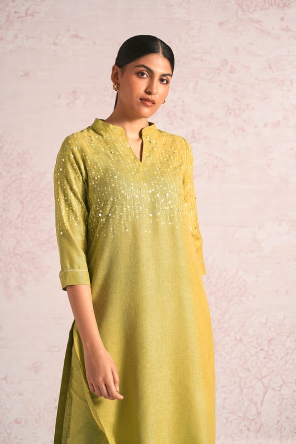 Shimmer Strings Kurta — Kaveri