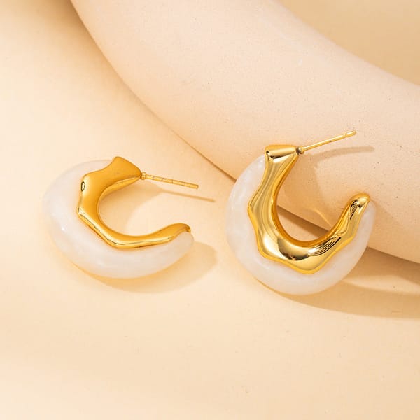 Opal Hoops — Cariove