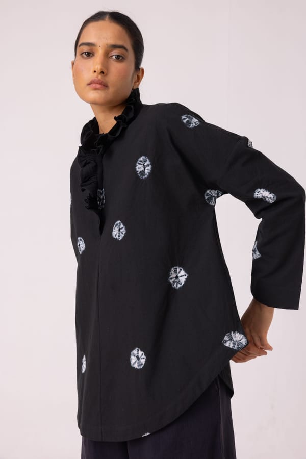 Eowyn Bandhani Handwoven Shirt — The Summer House