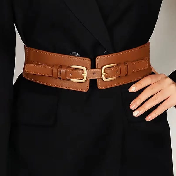 Cross Tan Women Belt — SSN Belts