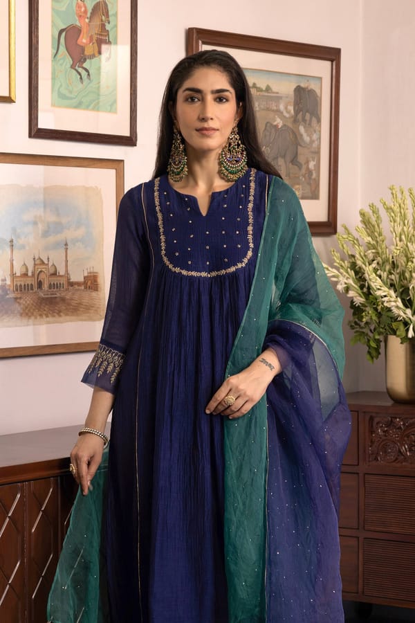 Padmini Dastaan Kurta Set — Trendy Tokari