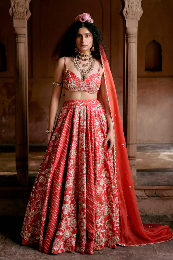 Jean Lehenga Set — Paulmi and Harsh