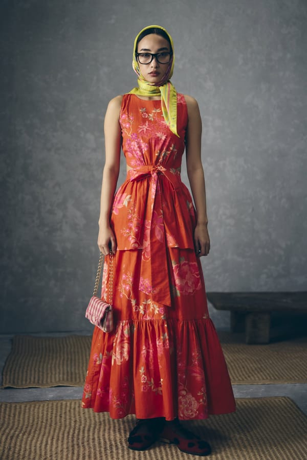 Selora dress - RUST ORANGE — Paulmi and Harsh