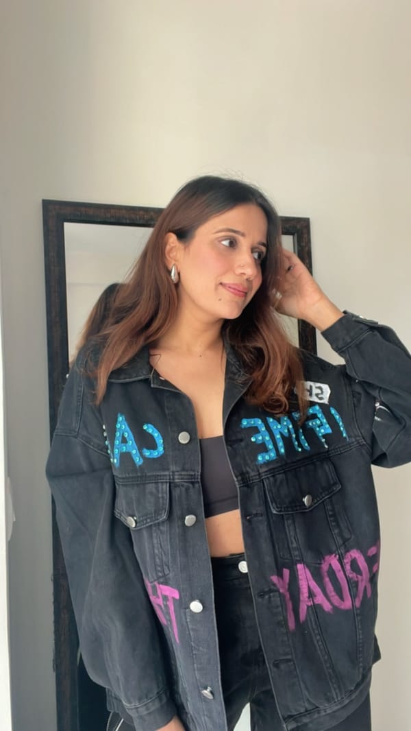 Statement Denim Fall Jacket — CLOSET AFFAIR