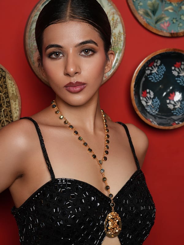 Long Beaded Necklace — Cao Jewellery