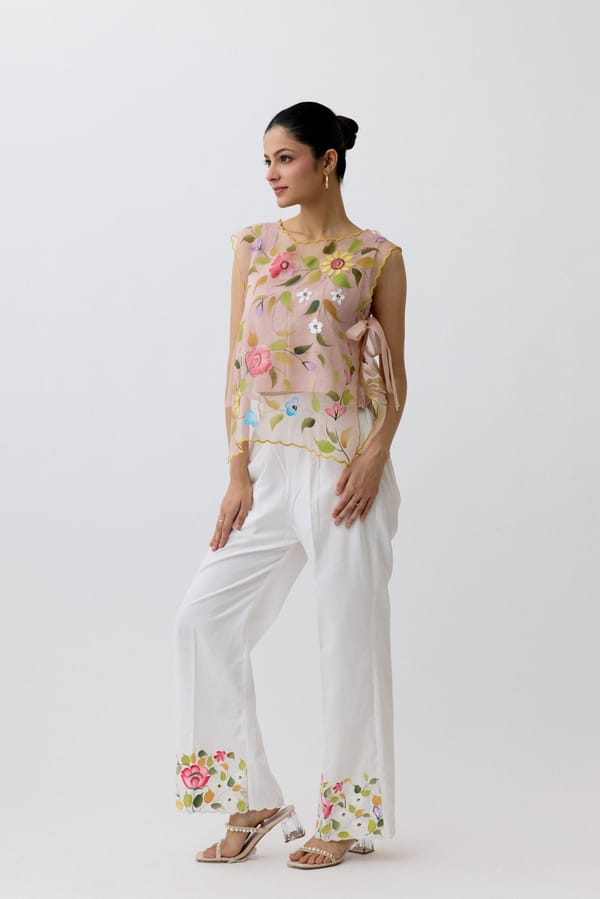 Gardenia Bib Top Set — THE FINICKY COLORIST