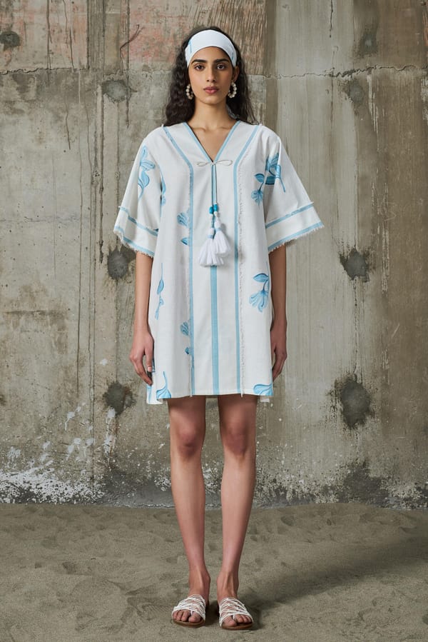 Moonlit Bloom Kaftan Dress — Pocketful Of Cherrie