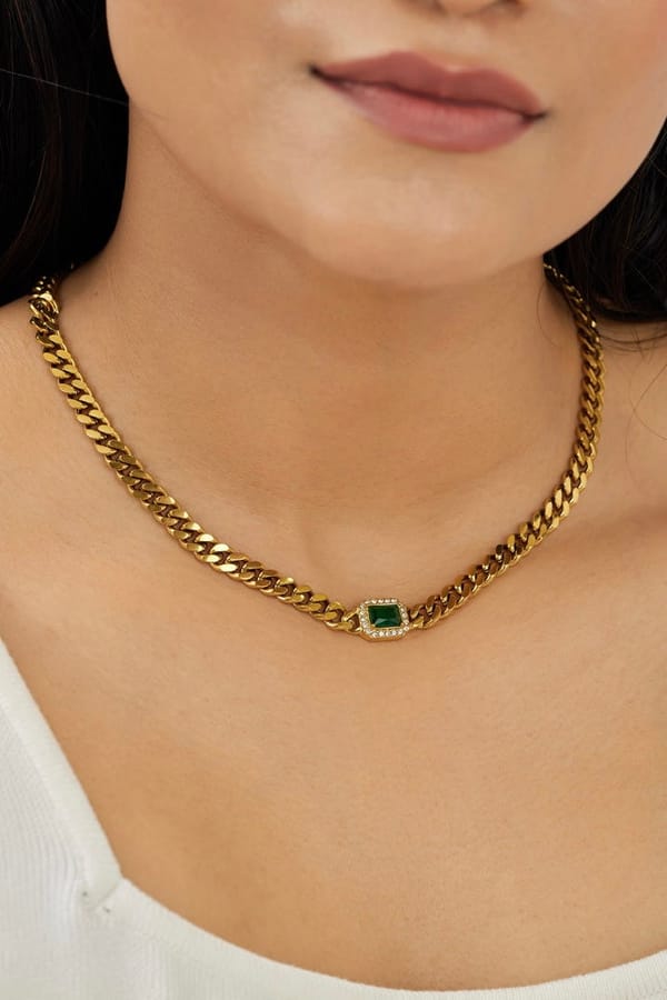 Sita Pro Necklace - Waterproof, 18k Gold Plated — Amossh