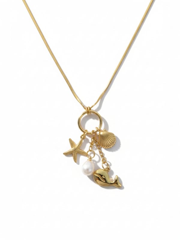 Classic Gold Shell Conch Necklace — Cao Jewellery