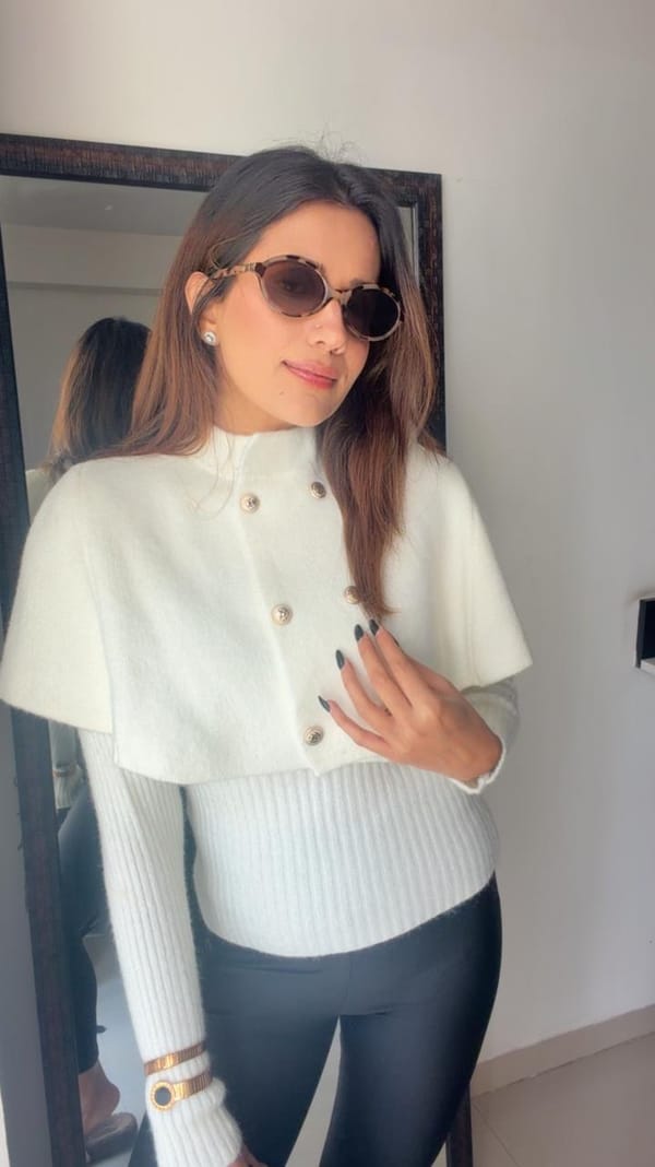 Cape Knitted Fall Top — CLOSET AFFAIR