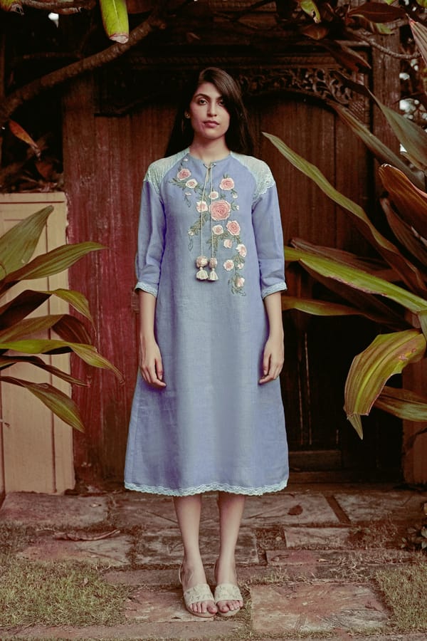 Whimsical Garden Kismat Dress — Kaveri