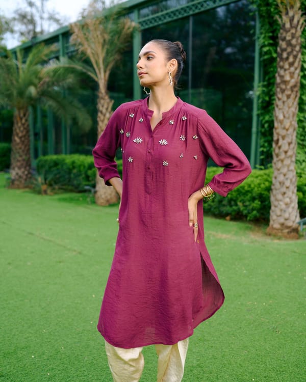 Bug Gathered Tunic — Chique