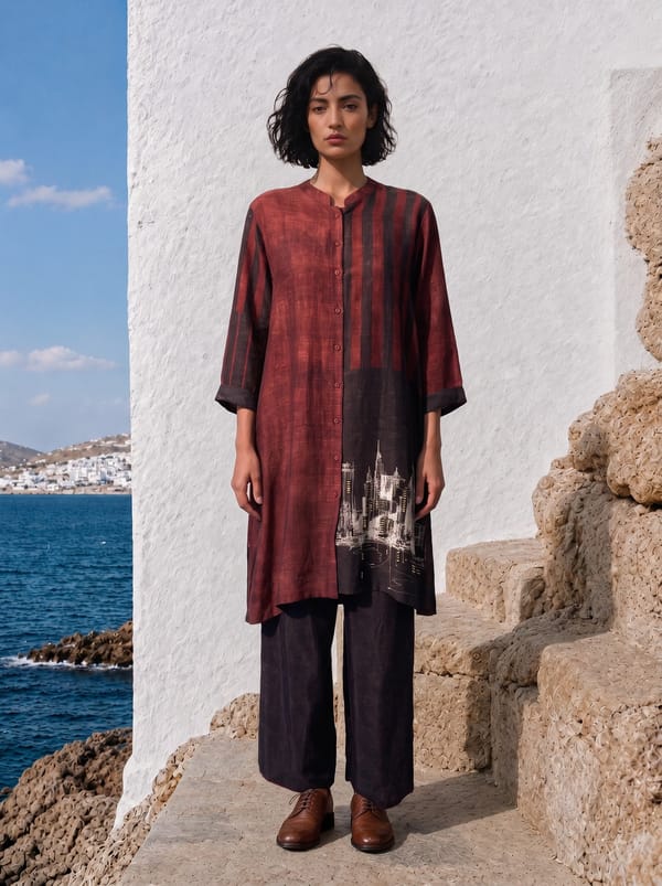 Earthline Co ord Set — Basil Leaf
