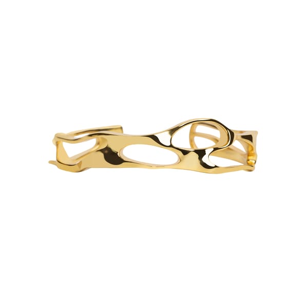Molten Bangle Gold — She Ela Jewel