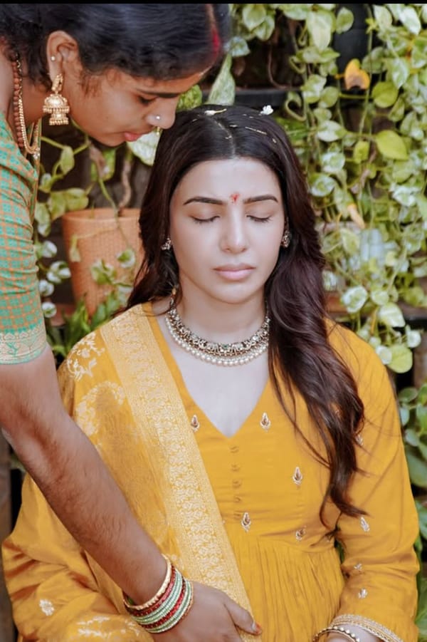 Marigold Muse Anarkali Suit Set with Dupatta — Truly SMA