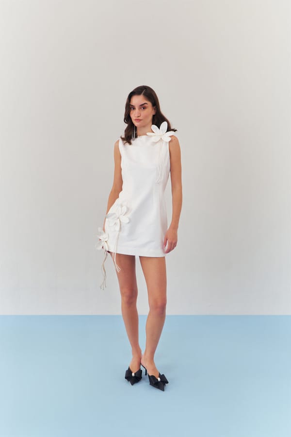 Moonlit Fleur Mini Dress — HOUSE OF HEATHER
