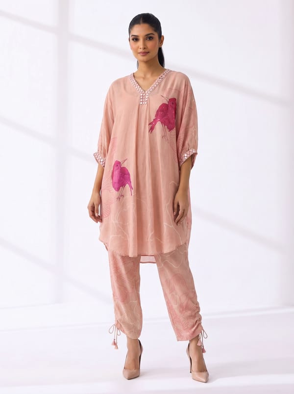 Peach Co-ord Set — Basil Leaf