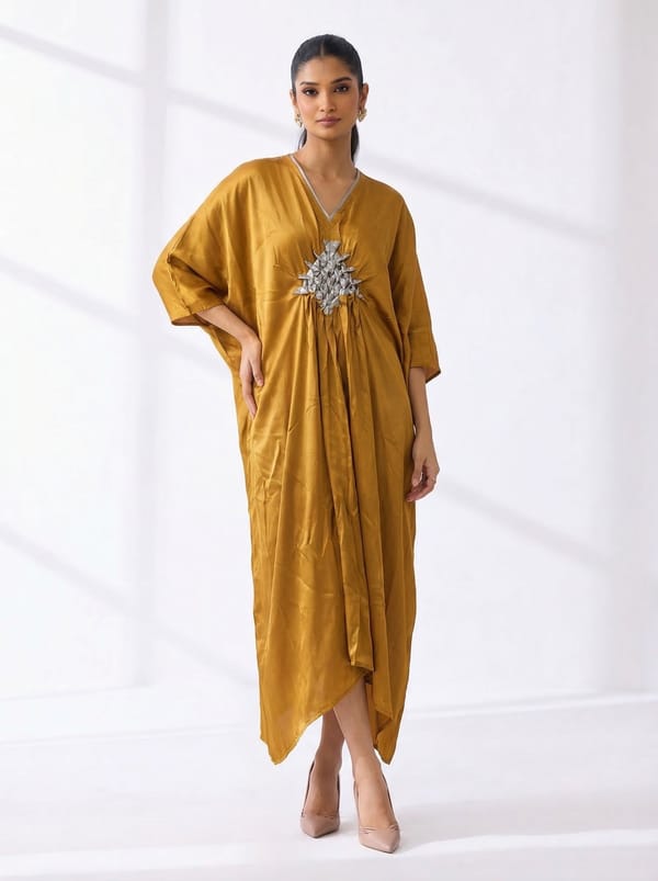 Juliette Smock Kaftan — Isha Sawhney