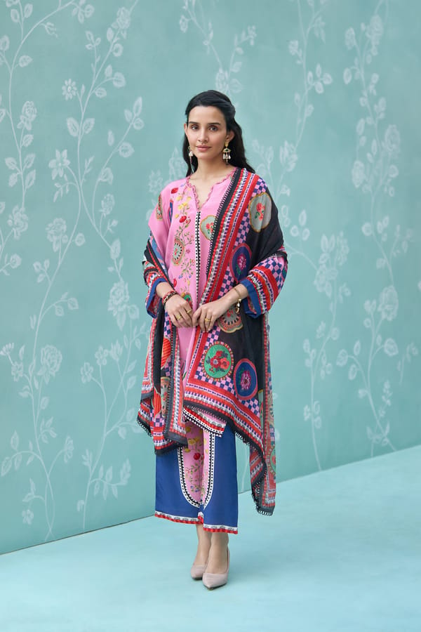 Zunairah Kurta Set with Dupatta — Chakkraa