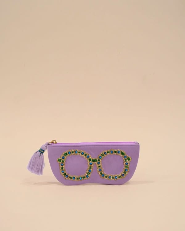 Glitzy Sunglass Cover — DESI DRAMA QUEEN