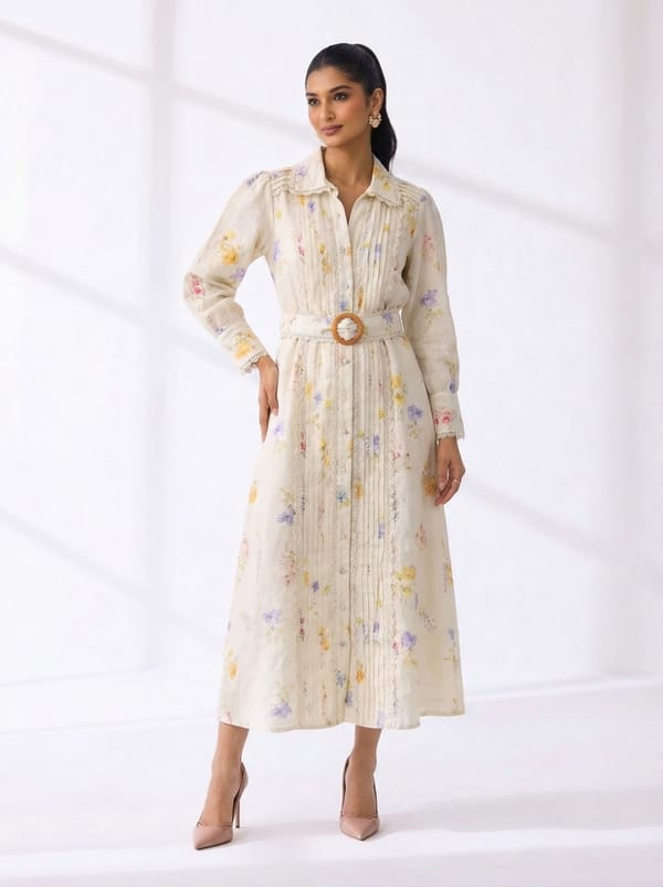 Su Linen Dress — Prink Tonic