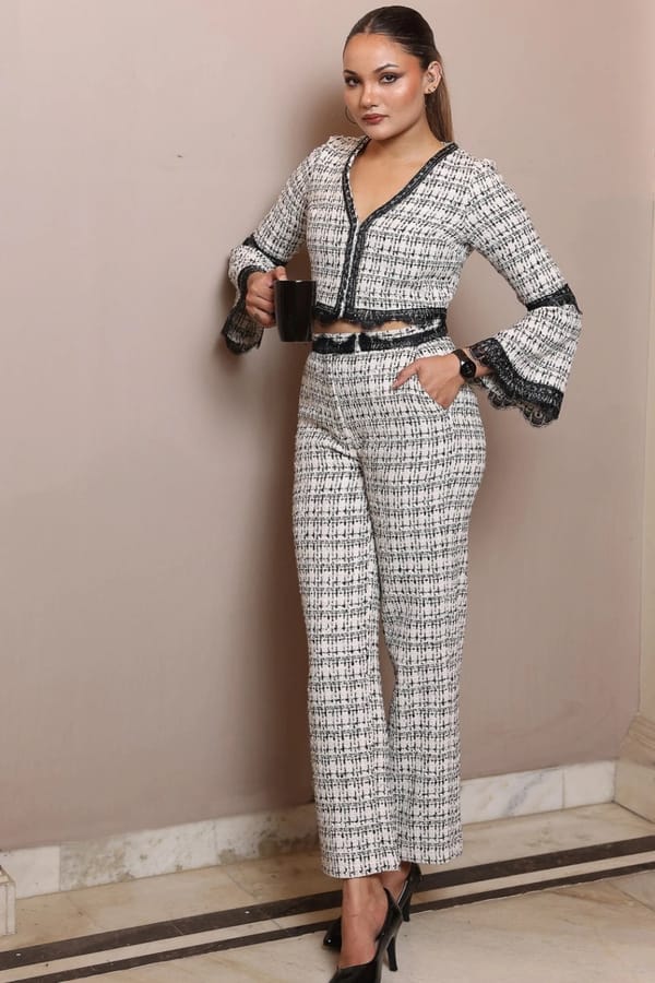 Monochrome Lace-Trim Co-ord — EDITION II