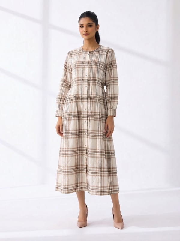 Gathered Maxi Dress — Subtle Shuttle Studio