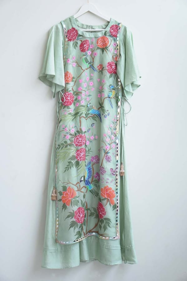 Sage Green Tunic Set — THE FINICKY COLORIST